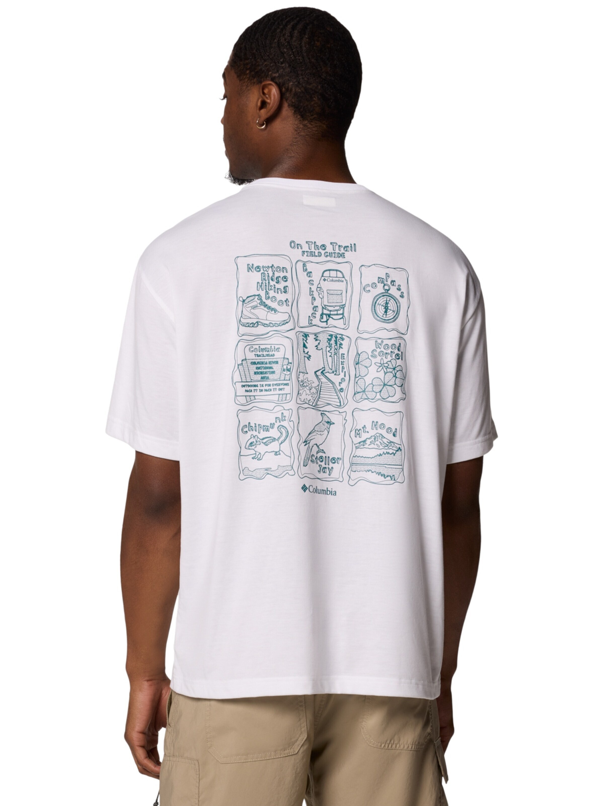 COLUMBIA Shirt 'Columbia Cedar Trail Back'‌‌‌‌‌‌‌‌ in Weiß