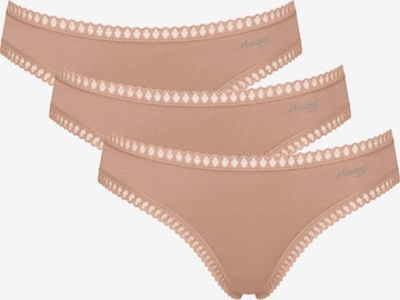 Slip 'GO Crush' di SLOGGI in marrone: frontale