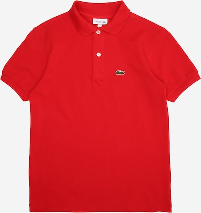 LACOSTE Тениска в зелено / червено / бяло, Преглед на продукта