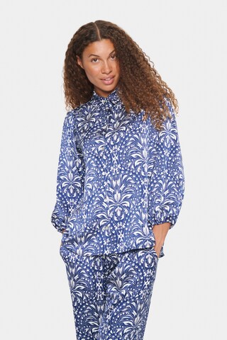 SAINT TROPEZ Bluse 'Imena' i blå: forside