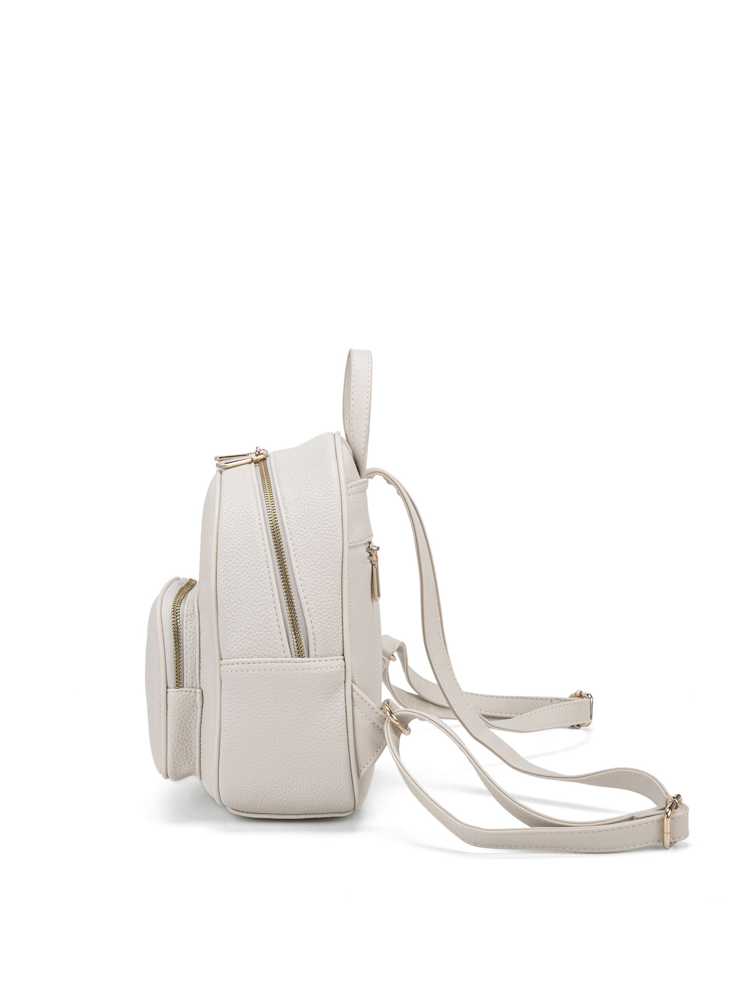 Zaino 'Zaino Donna Vegan Leather con Zip e Tasche Organizzate - Diana & Co' di Diana&Co. in beige