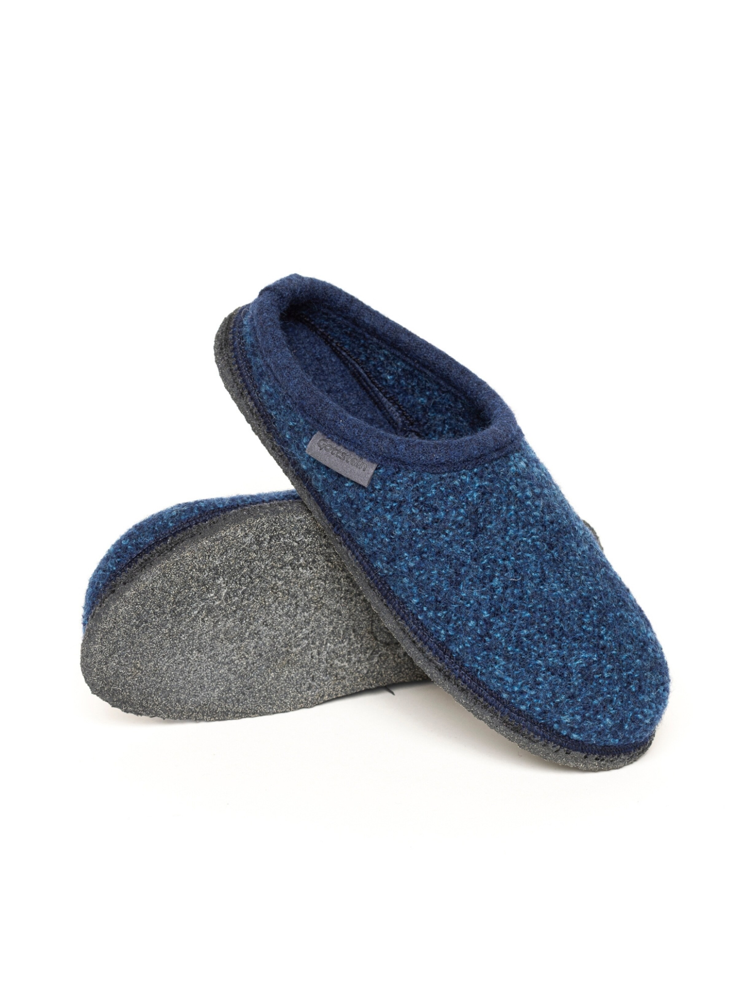 Gottstein Hausschuh 'Walkpantoffel Wool Venture Low'‌‌‌ in Blau