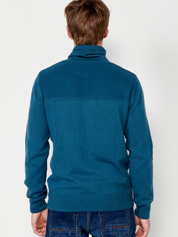 Pull-over KOROSHI en bleu