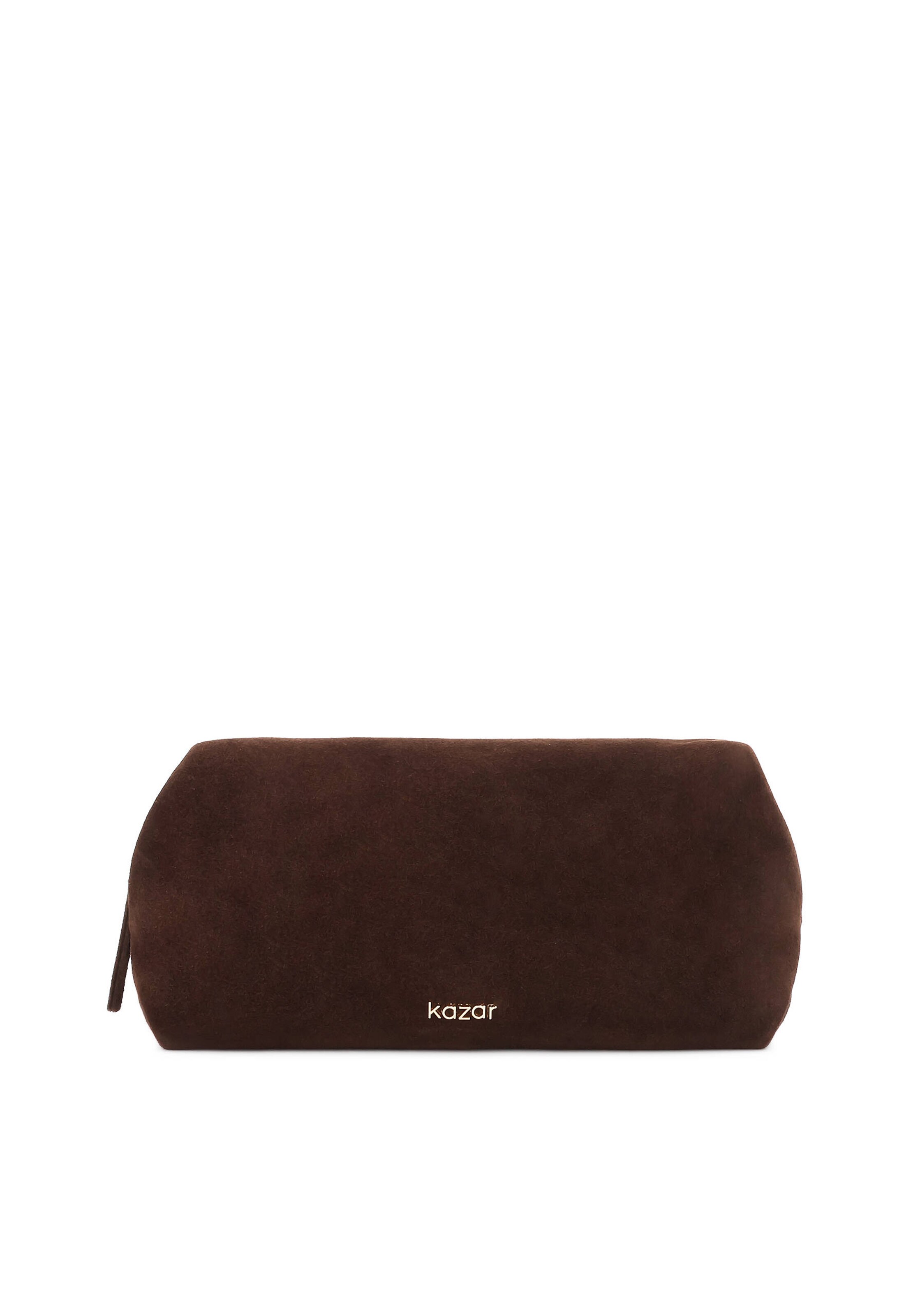 Trousse de maquillage Kazar en marron : devant