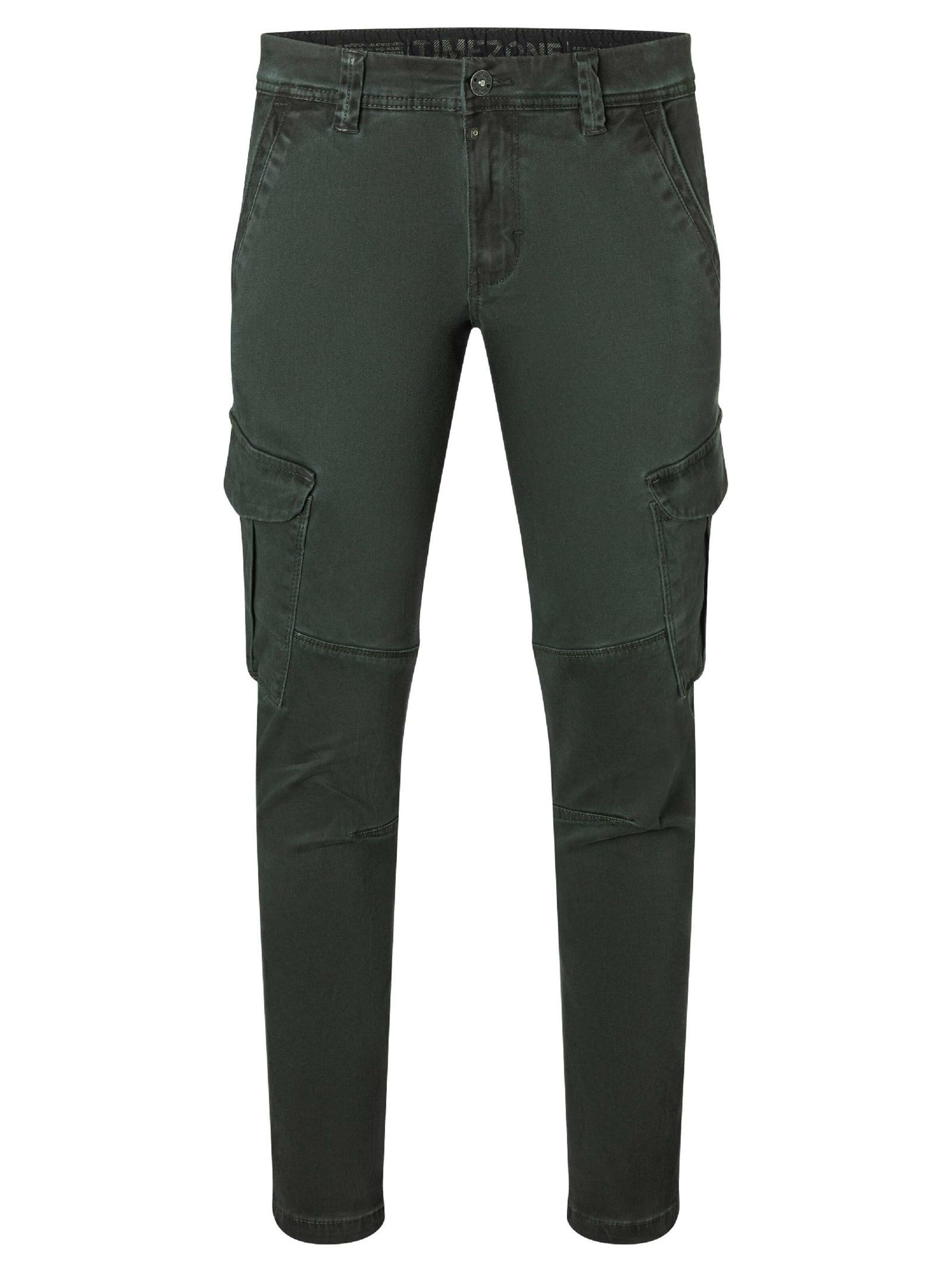 TIMEZONE Regular Hose 'Niklas' in Grün: Vorderseite