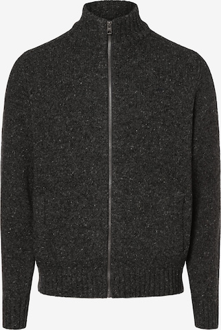 FYNCH-HATTON Knit Cardigan in Grey: front
