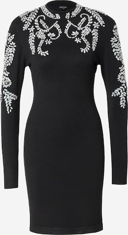 Robes en maille Karen Millen en noir : devant