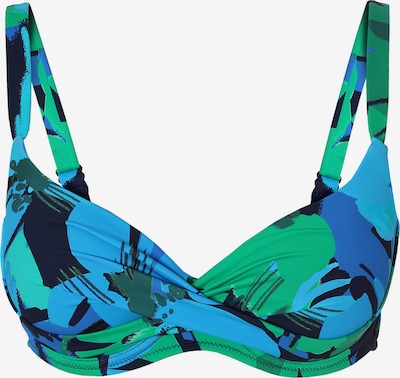 TATUUM Bikinitop 'Relam' in 110 in navy / hellblau / grasgrün, Produktansicht