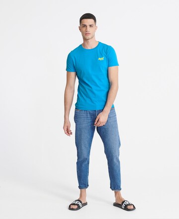 mėlyna Superdry Standartinis modelis Marškinėliai