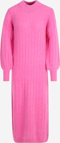 Selected Femme Tall - Vestido de punto 'Glowie' en rosa: frente