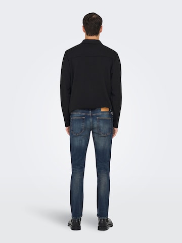 Only & Sons - regular Vaquero 'LOOM' en azul