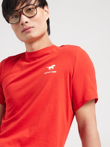 Maglietta 'Austin' di MUSTANG in rosso