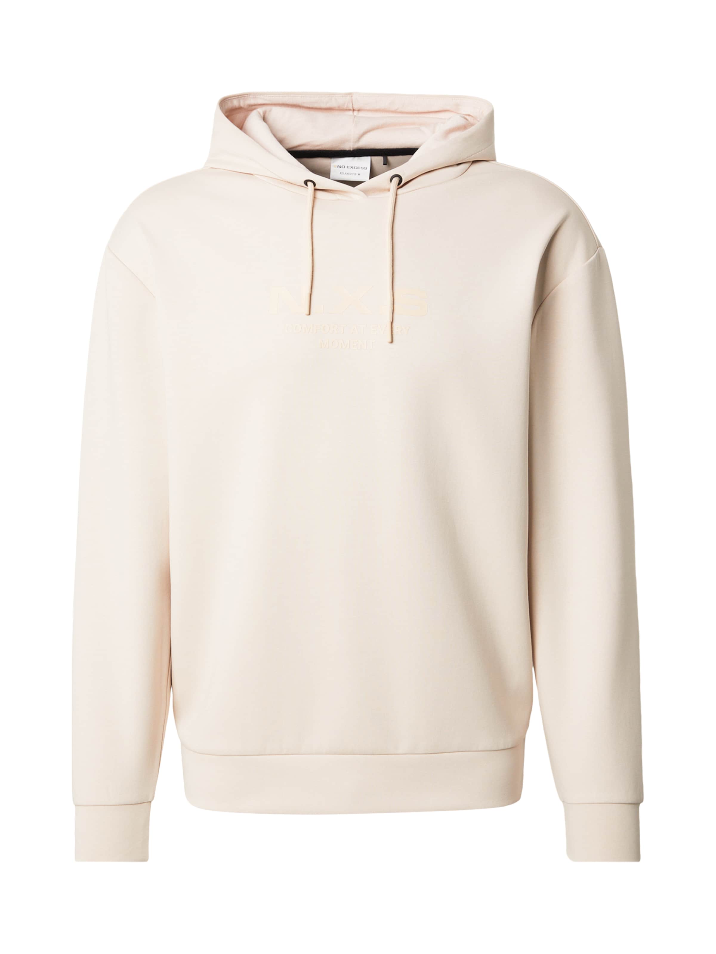 No Excess Sweatshirt in Beige: voorkant