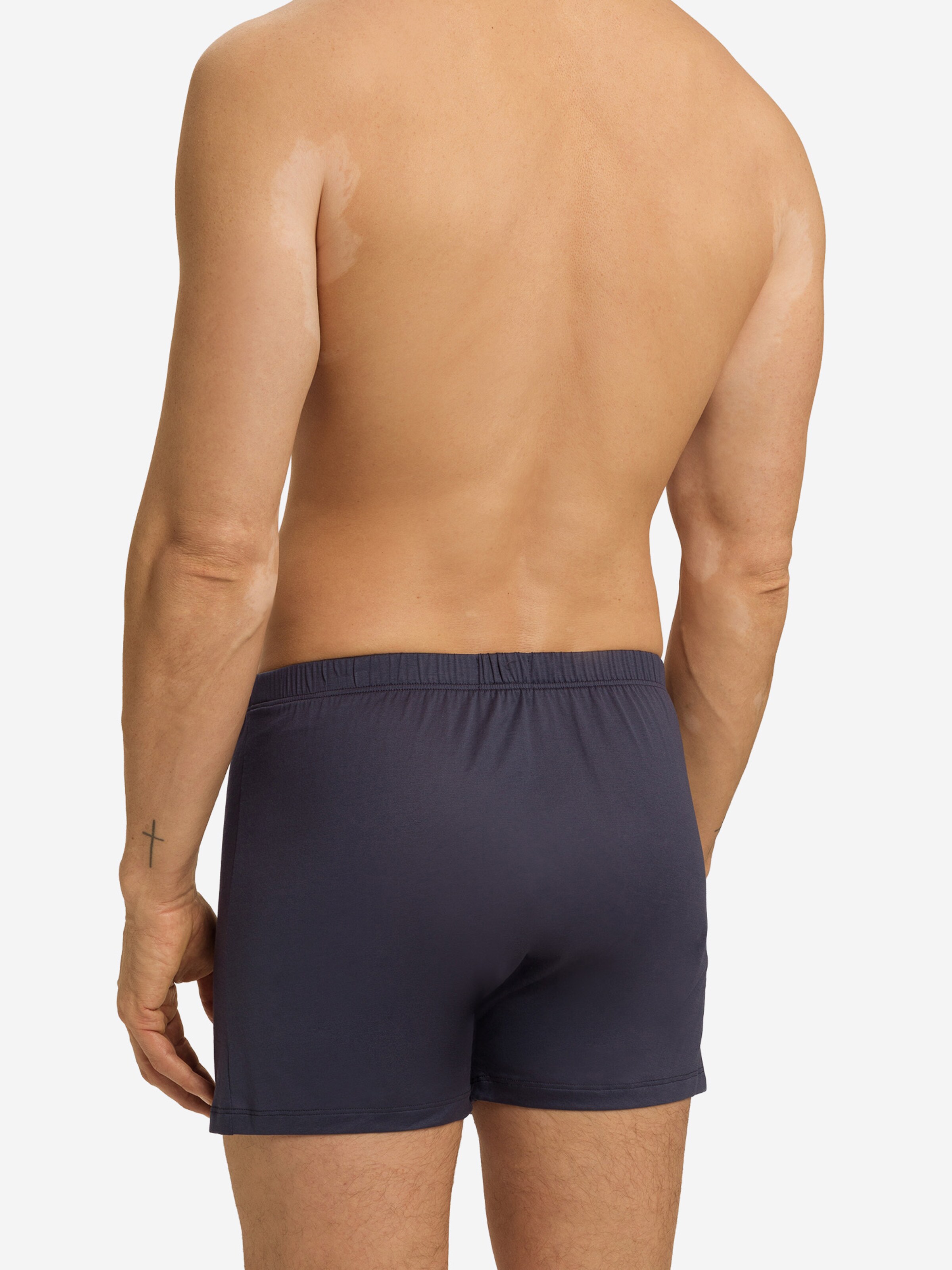 Hanro Boxer shorts ' Cotton Sporty ' in Blue