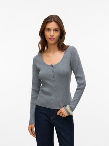 VERO MODA Pullover 'VMWILLOW' in Grau: Vorderseite