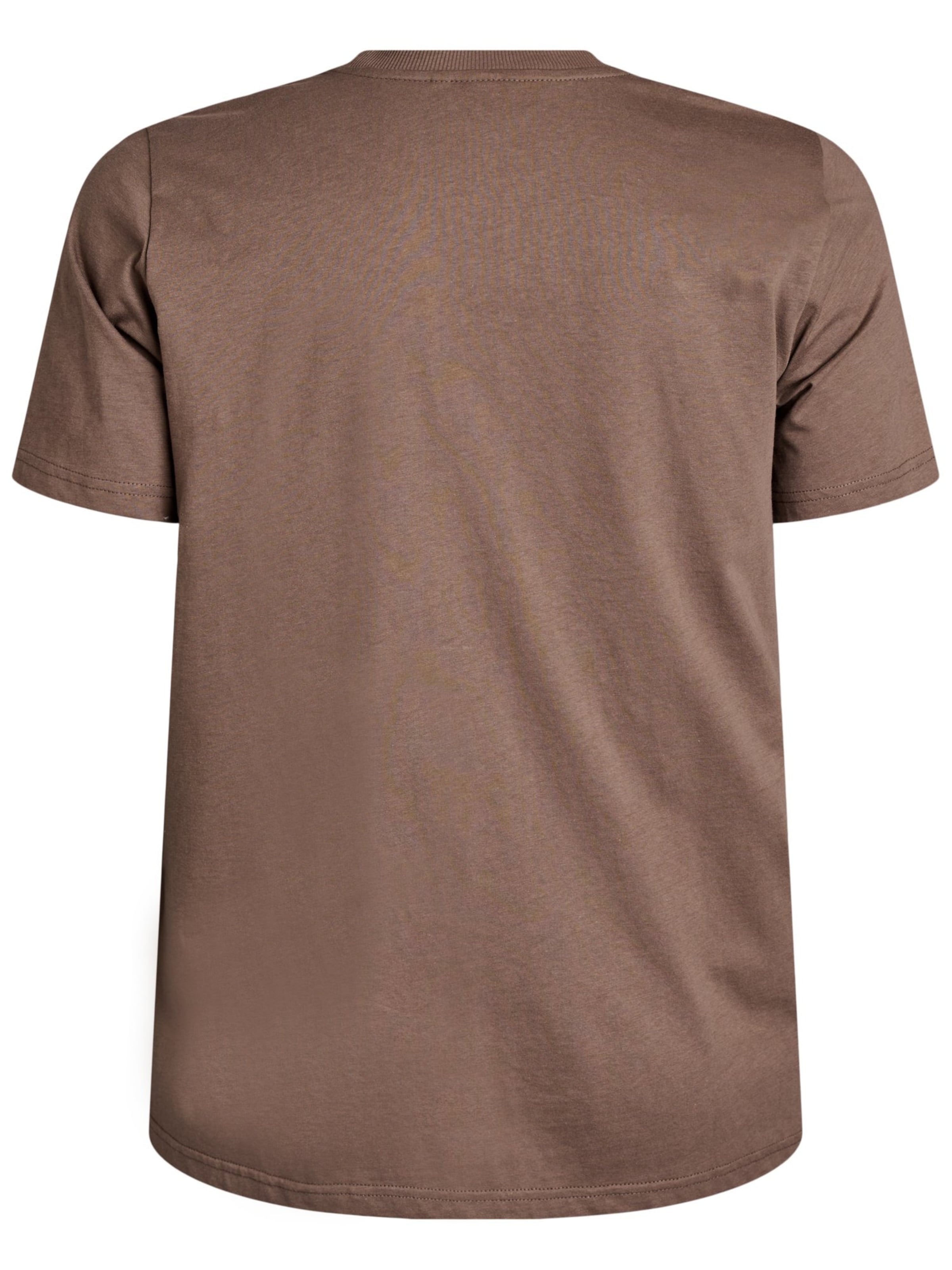 Zizzi Футболка 'Vcharlin' в Коричневый