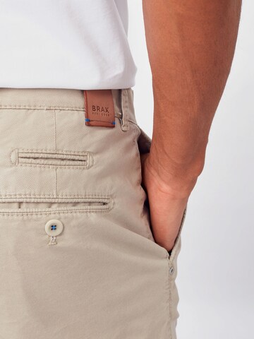 BRAX Slimfit Hose 'Fabio' in Beige