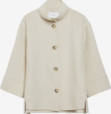 Manteau mi-saison COMMA en marron : devant