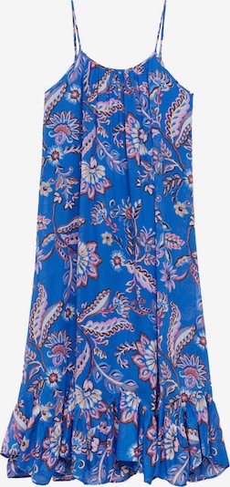 MANGO Mekko värissä kuninkaallisen sininen / roosa / musta / offwhite, Tuotenäkymä