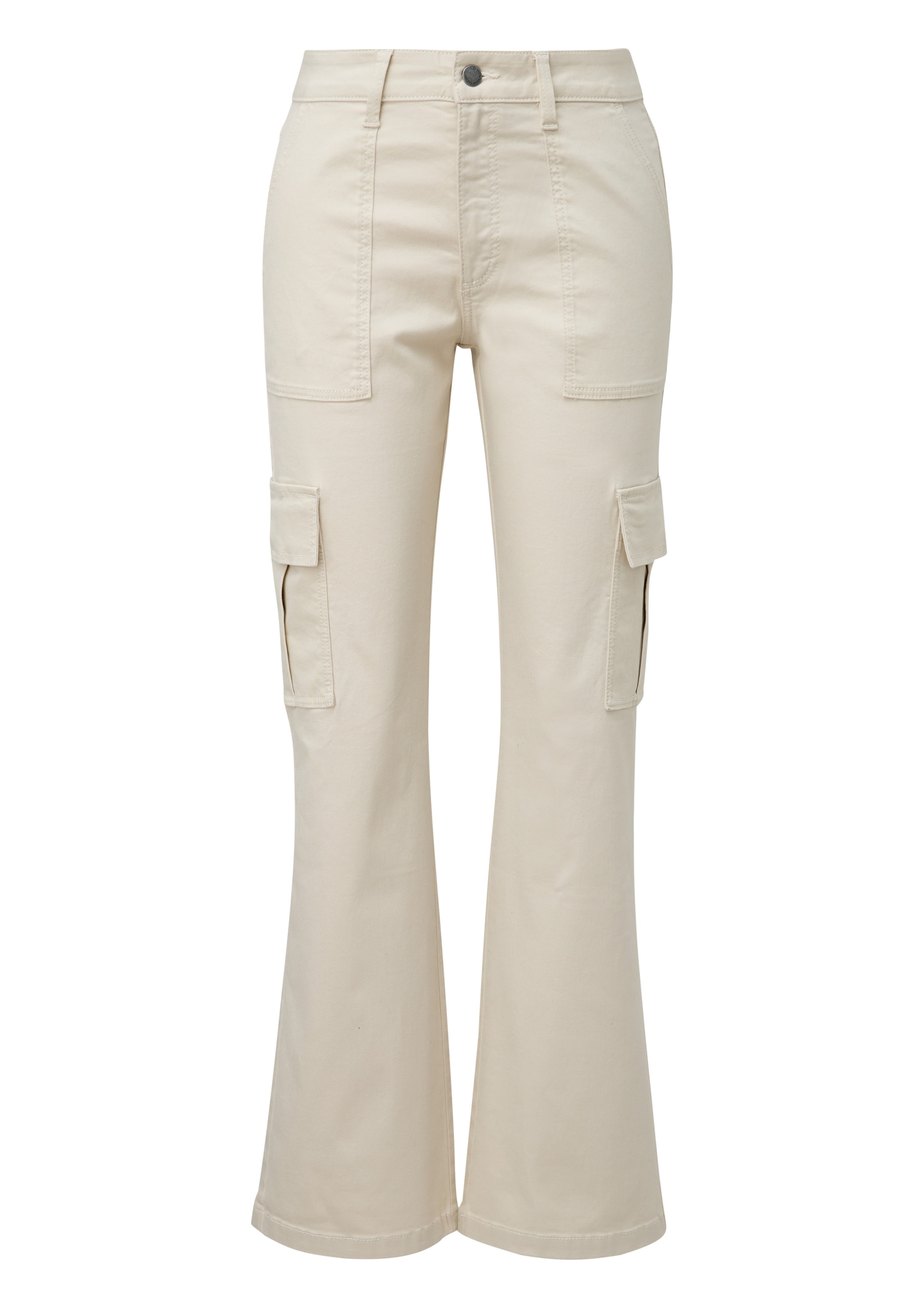 Regular Pantalon QS en beige : devant