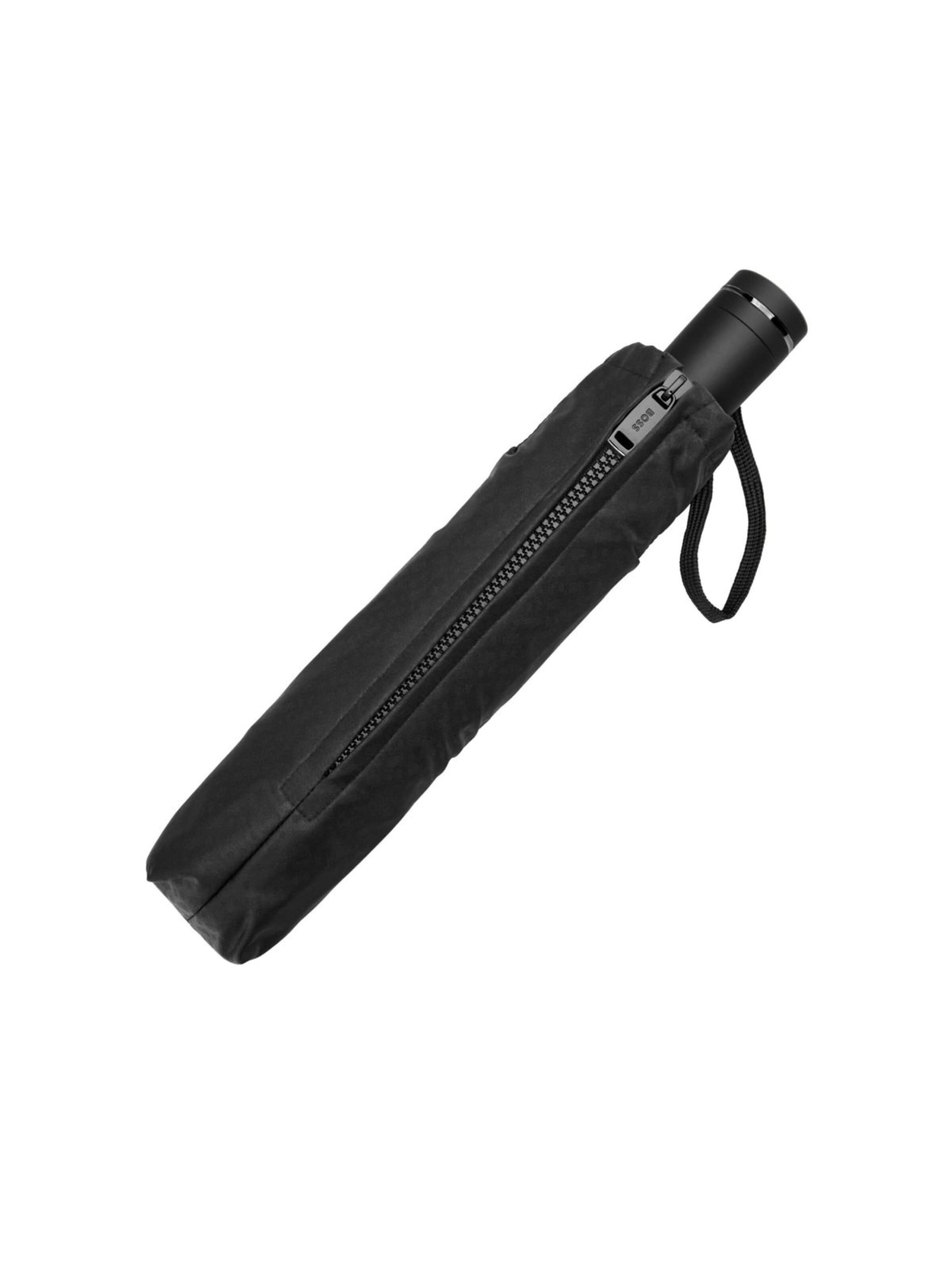 BOSS Paraplu 'Pocket umbrella Double B' in Grijs