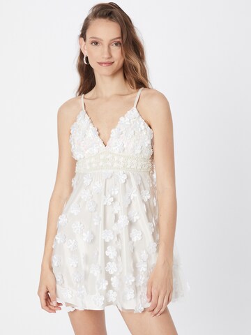 A STAR IS BORN Cocktail Dress in White: front