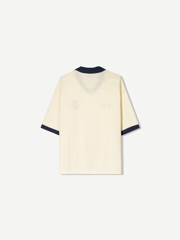 T-Shirt Bershka en blanc