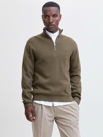 JACK & JONES Pullover 'JPRBLAMILANO' i brun: forside
