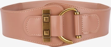 Magicshe Belt 'Breiter Taillengürtel Leder Elastisch' in Pink: front