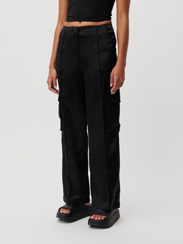 LeGer by Lena Gercke Regular Trousers with creases 'Michelle' in Black