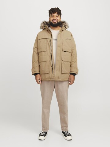 Parka d’hiver Jack & Jones Plus en beige