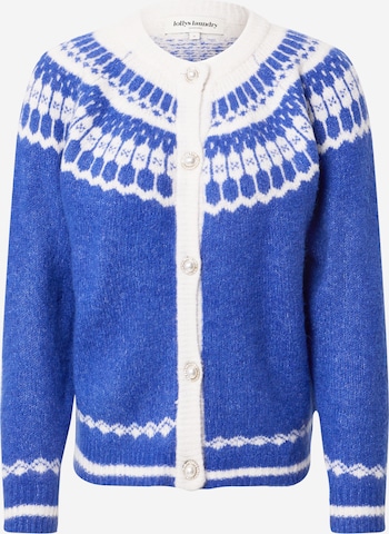 Lollys Laundry Knit Cardigan 'Nova' in Blue: front