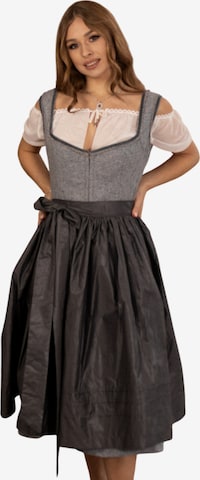 INNA.Trachten Dirndl 'Helene' in Grau: Vorderseite