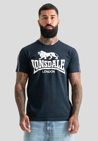 Lonsdale London Koszulka 'Ruislip' w kolorze niebieski: przód
