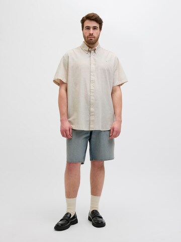 Jack & Jones Plus Comfort fit Overhemd 'JPRBLUSummer' in Grijs
