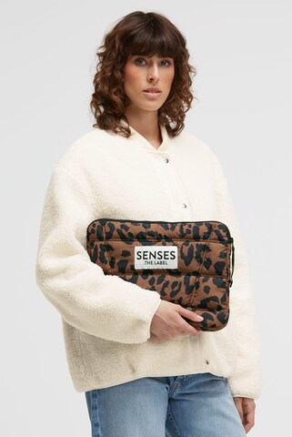 SENSES.THE LABEL Tablet Case in Brown: front