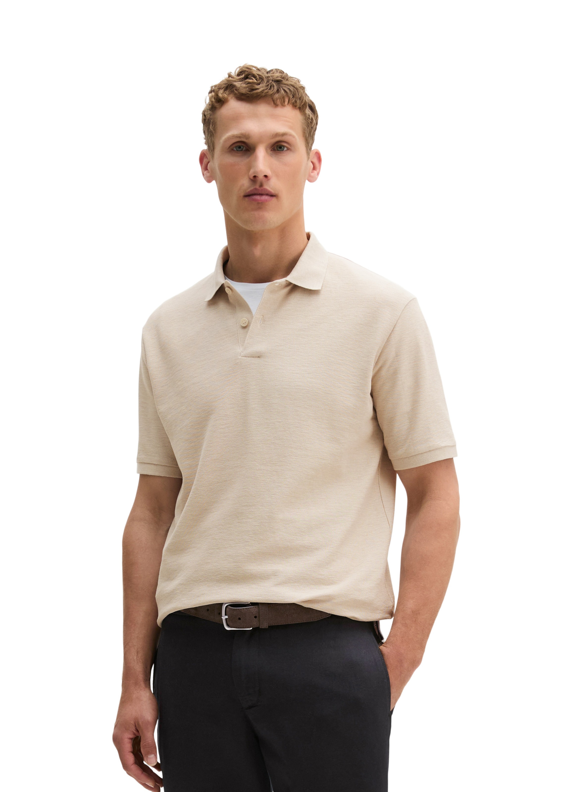 Marc O'Polo Shirt in Beige: Vorderseite