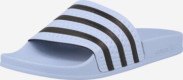 ADIDAS ORIGINALS Pantoletter 'Adilette' i blå: forside