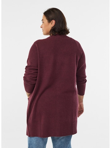 Zizzi Knit cardigan 'Sunny' in Red