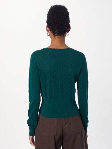 Cardigan King Louie en vert
