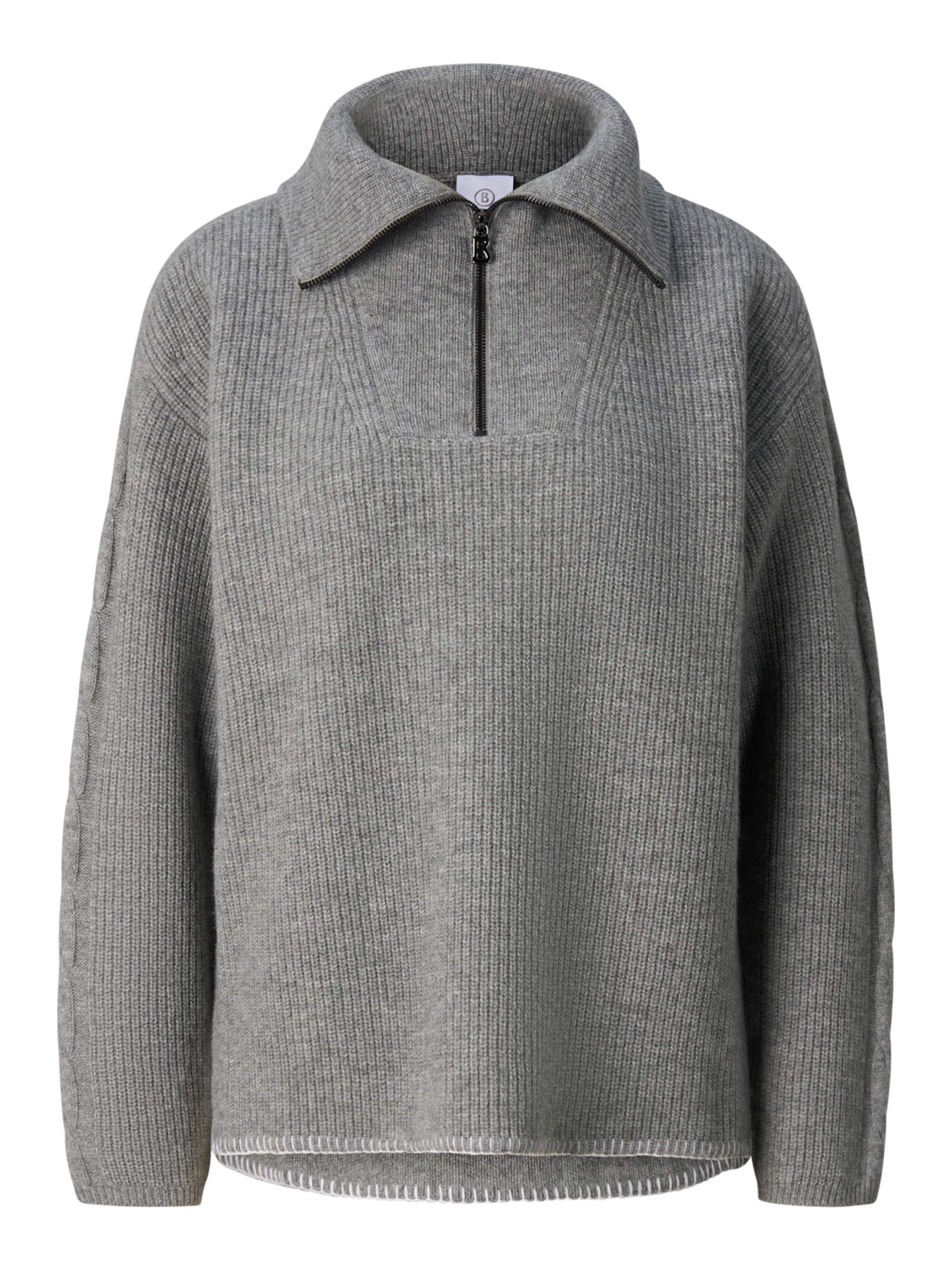 BOGNER Pullover 'Larissa' in Grau: Vorderseite
