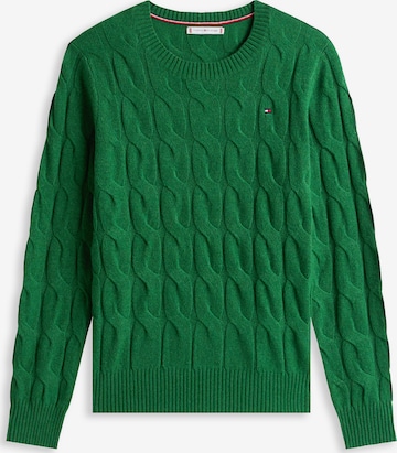 Pull-over TOMMY HILFIGER en vert : devant