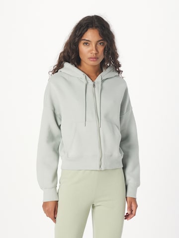 Abercrombie & Fitch Sweat jacket 'SUNDAY' in Green: front