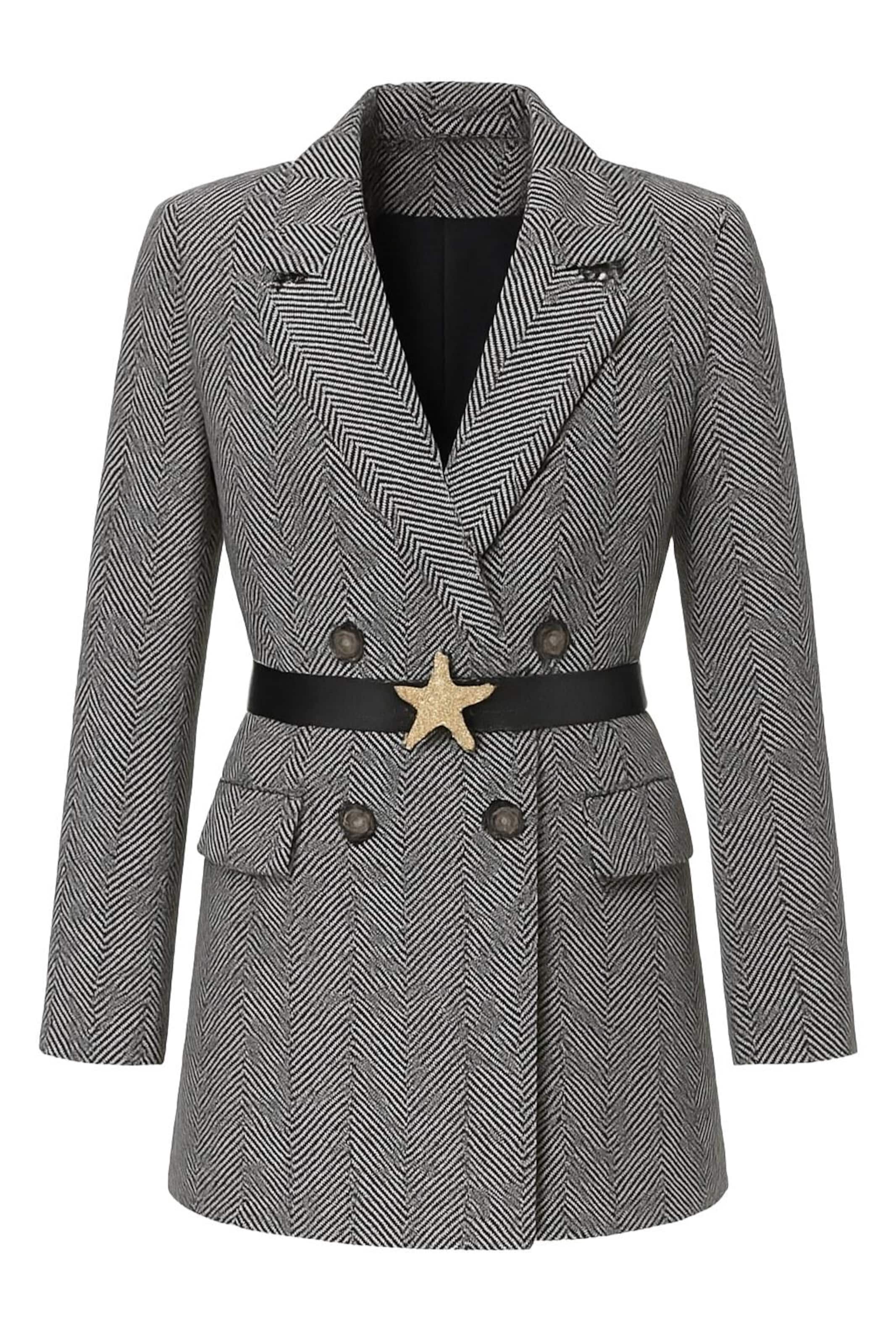 WOMAN VISION Gürtel in Schwarz: Vorderseite