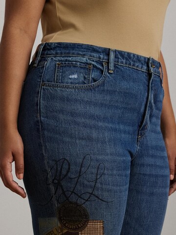 Lauren Ralph Lauren Plus Слим Джинсы в Синий