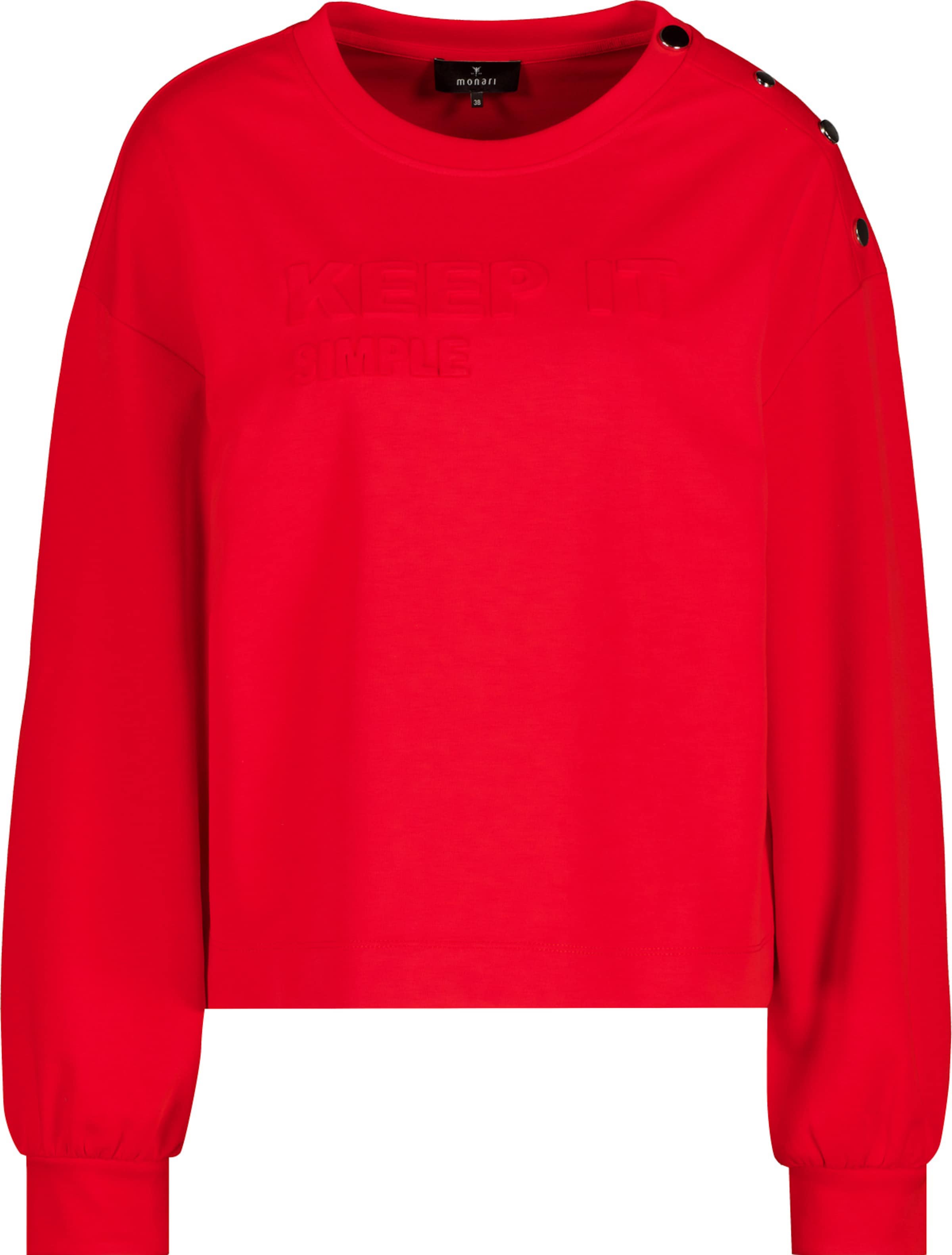 monari Sweatshirt in Red: front