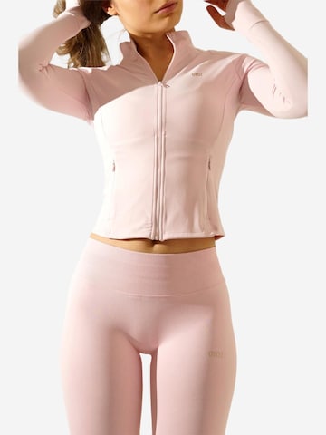 OYOJ Träningsjacka 'Shape Performance Zip Jacket - Pink' i rosa