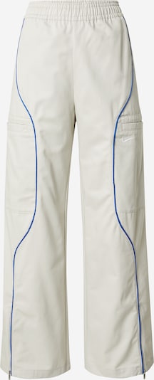 Nike Sportswear Broek in de kleur Ecru / Blauw / Wit, Productweergave