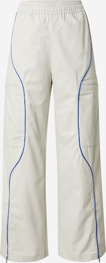 Nike Sportswear Pants in Ecru / Blue / White, Item view