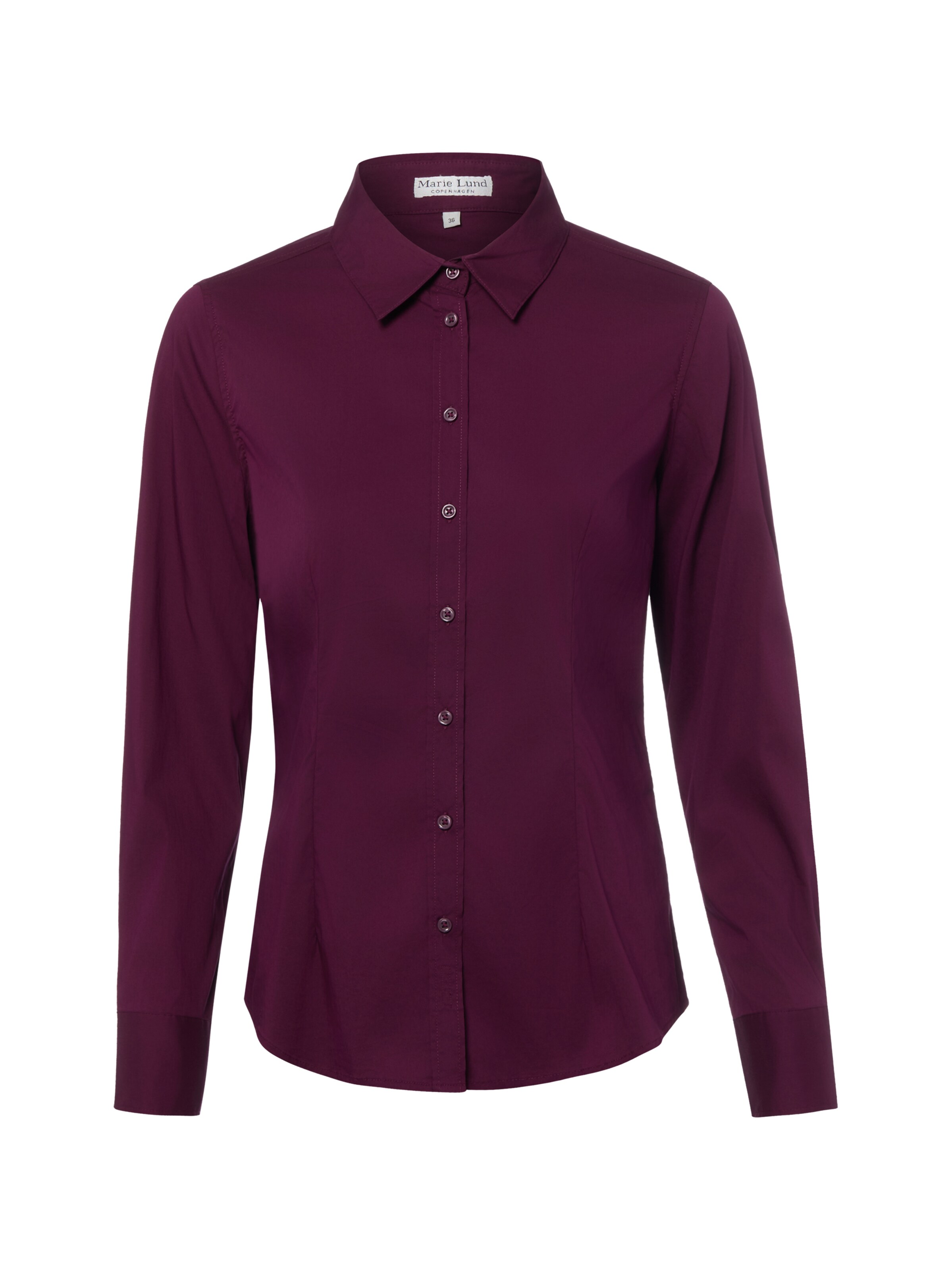 Marie Lund Bluse in Lila: Vorderseite